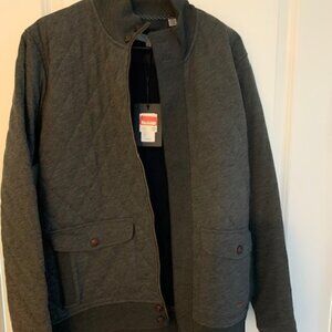 Mens Dark Gray Zip up Jacket